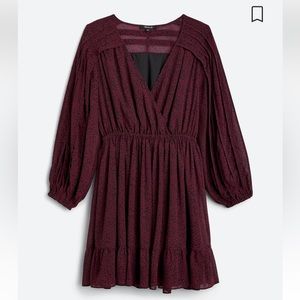 NWT Madewell pleated mini dress